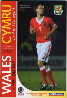Wales v New Zealand: 26 May 2007