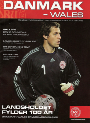 Denmark v Wales: 19 November 2008