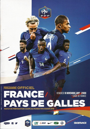 France v Wales: 10 November 2017